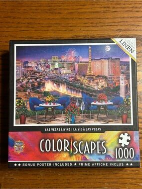 ColorScapes Las Vegas Living 1000-Piece Puzzle by Master Pieces